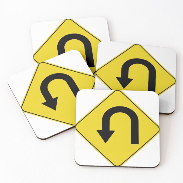 Item preview, Caution  U Turn Road Sign designed and sold by Shanestillz.