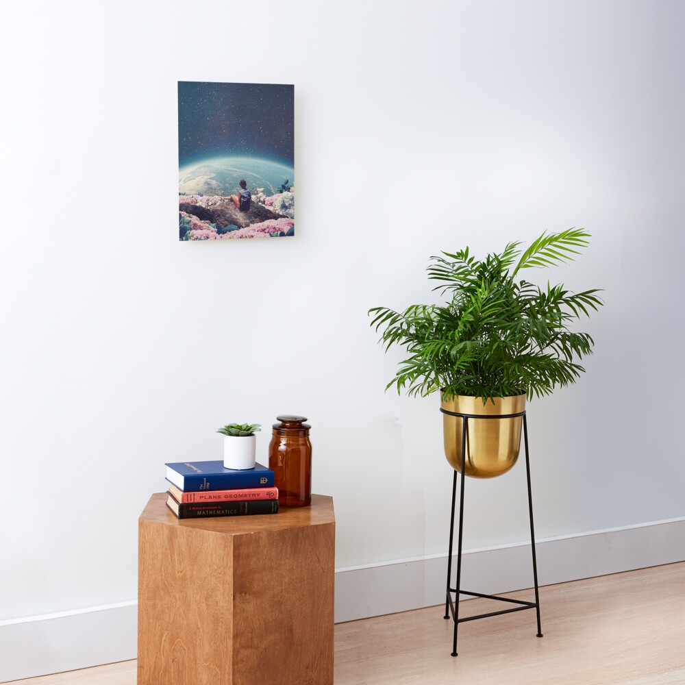 My World Blossomed when I Loved You Mounted Print