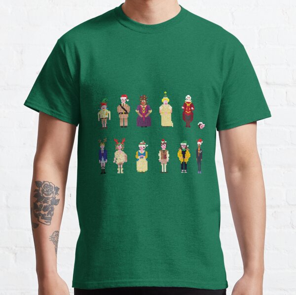 Christmas Ghosts pixel art Classic T-Shirt