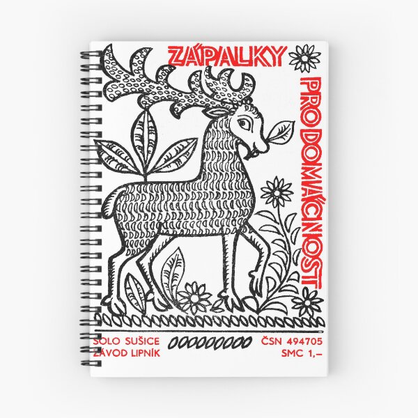 Item preview, Vintage Czech Matchbook Label Folkart Design #3 designed and sold by AestheticNow.