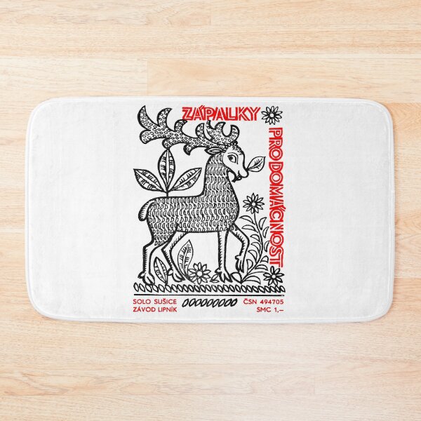 Item preview, Vintage Czech Matchbook Label Folkart Design #3 designed and sold by AestheticNow.