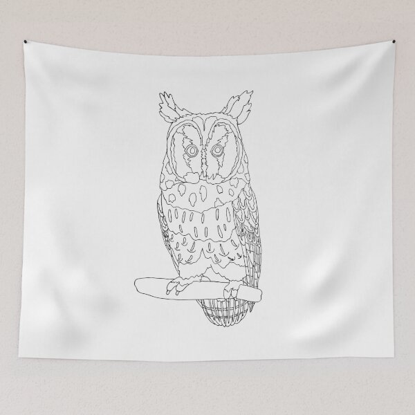 Item preview, Long-Eared Owl designed and sold by nolessjess.