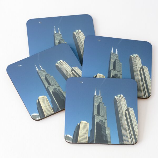 Item preview, Willis Tower in Chicago - view from a taxi.  designed and sold by Jocelyn Sperduto Art.