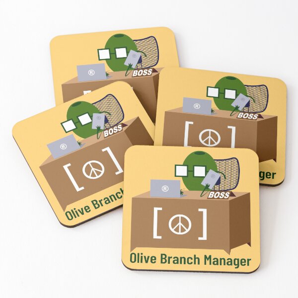 Item preview, Olive Branch Manager designed and sold by mockbridge.