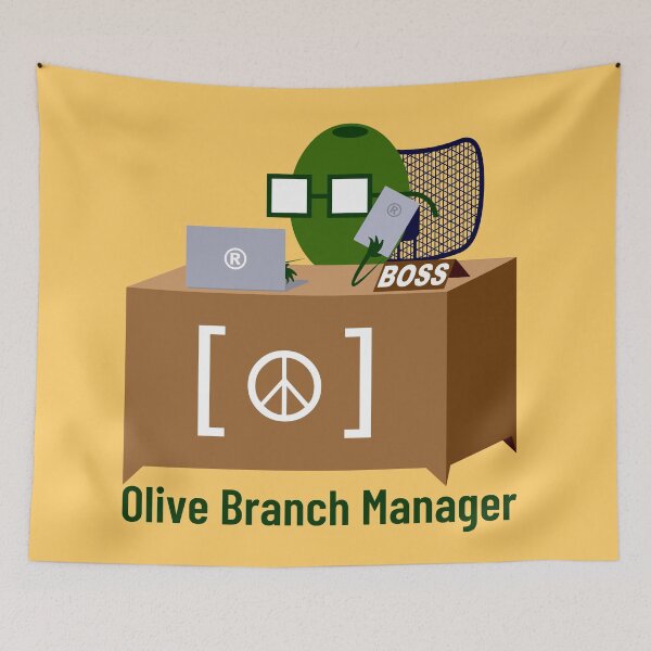 Item preview, Olive Branch Manager designed and sold by mockbridge.
