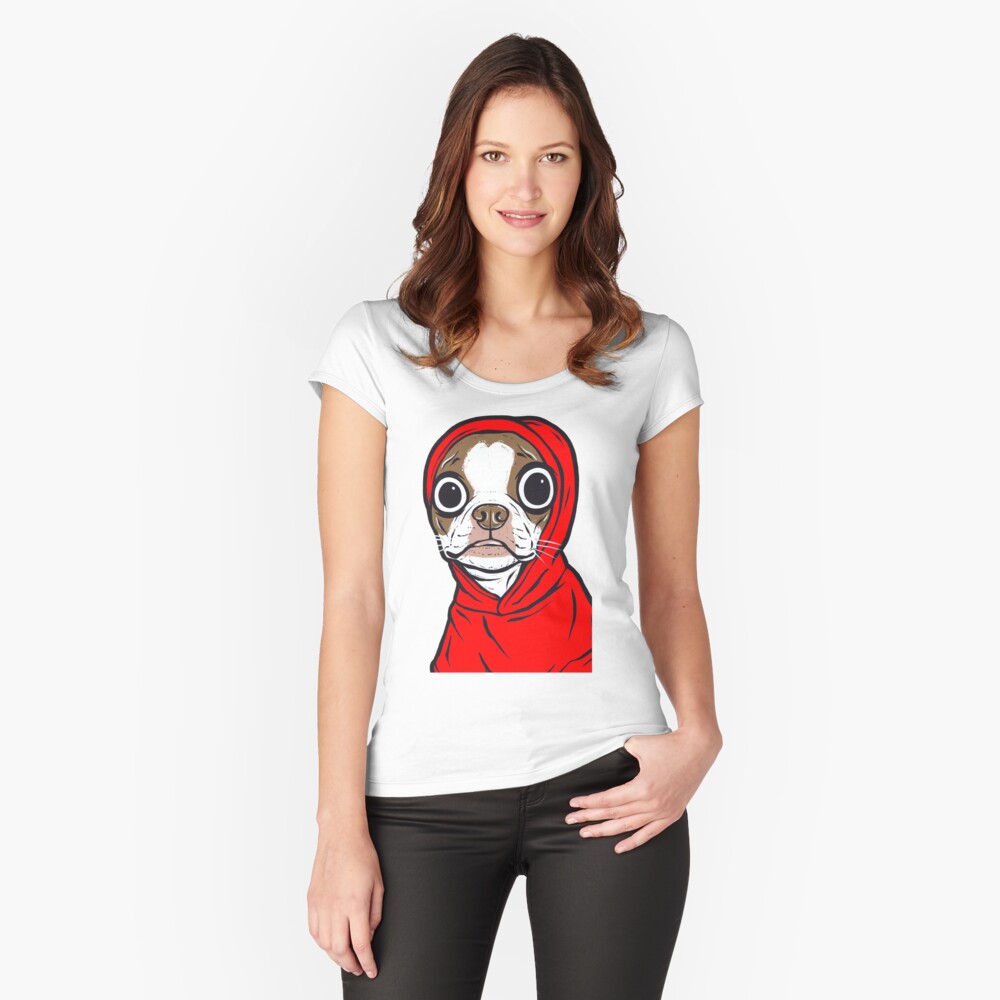 Item preview, Fitted Scoop T-Shirt designed and sold by turddemon.