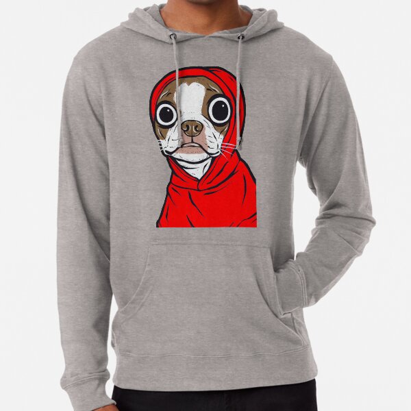 Item preview, Brown Boston Terrier Hoodie designed and sold by turddemon.