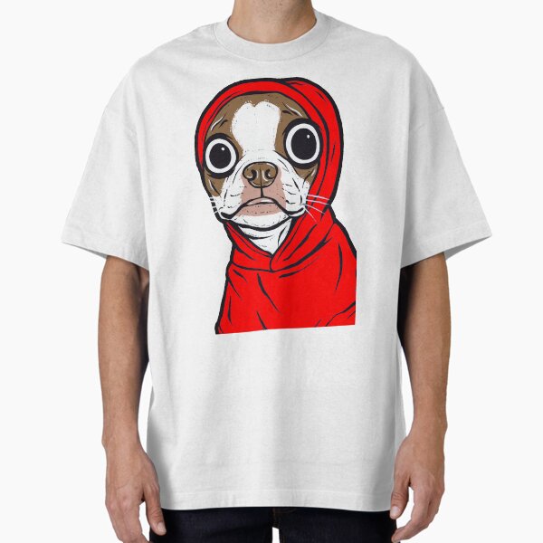 Item preview, Brown Boston Terrier Hoodie designed and sold by turddemon.