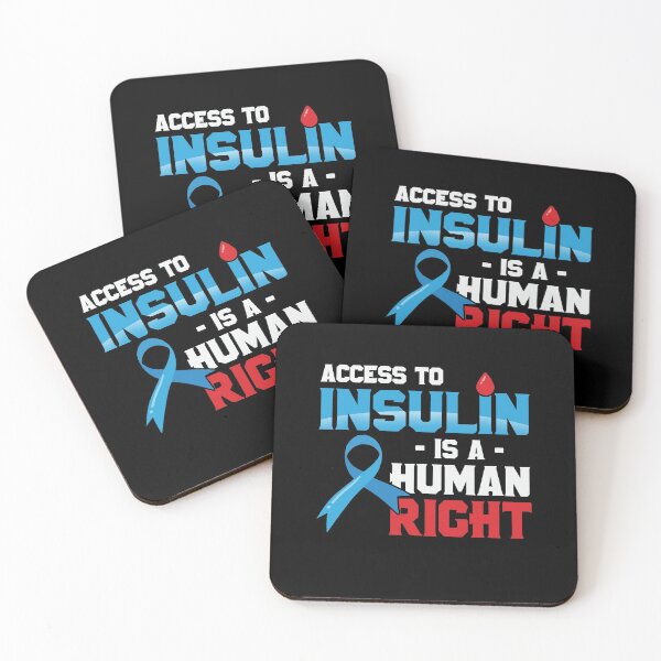 Artikelvorschau, Der Zugang zu Insulin ist ein Menschenrechtsgeschenk zum Tag des Bewusstseins für Diabetes entworfen und verkauft von Dressed For Duty.