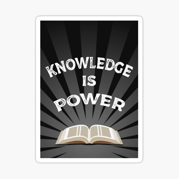 Item preview, Knowledge is power  designed and sold by sibgat.