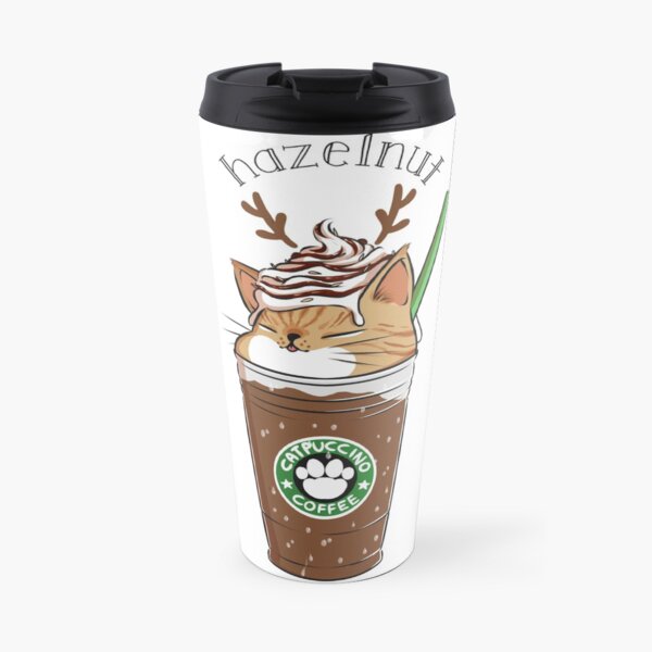 Hazelnut CATpuccino Travel Mug