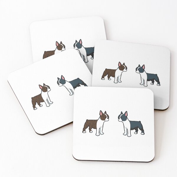 Item preview, Cute Boston Terrier Pair designed and sold by GoldenArchelon.
