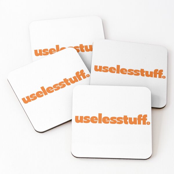 Item preview, 16180-01-COM – Uselesstuff® Logo (Orange) designed and sold by Uselesstuff.