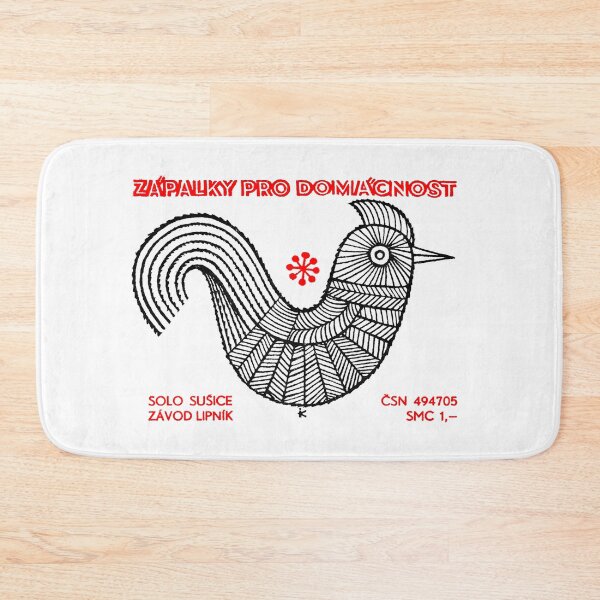 Item preview, Vintage Czech Matchbook Label Folkart Design #5 designed and sold by AestheticNow.