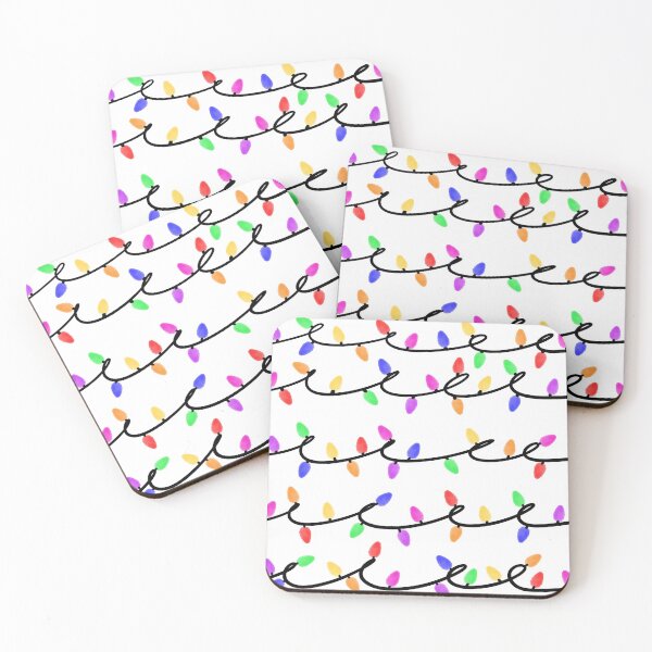 Item preview, Curly Holiday String Lights designed and sold by Betsy Schrock Studio on Redbubble.