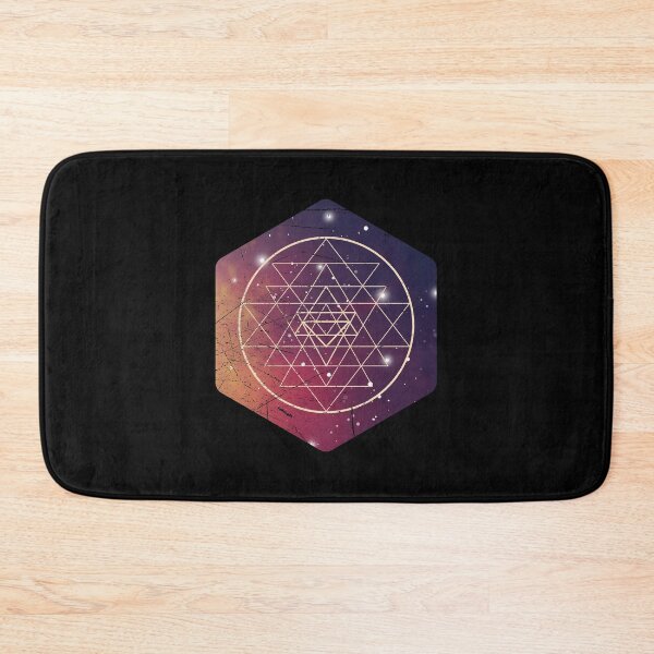 Item preview, Sacred Geometry Yoga Mandala - Sri Yantra Galaxy design designed and sold by A-Fashion.