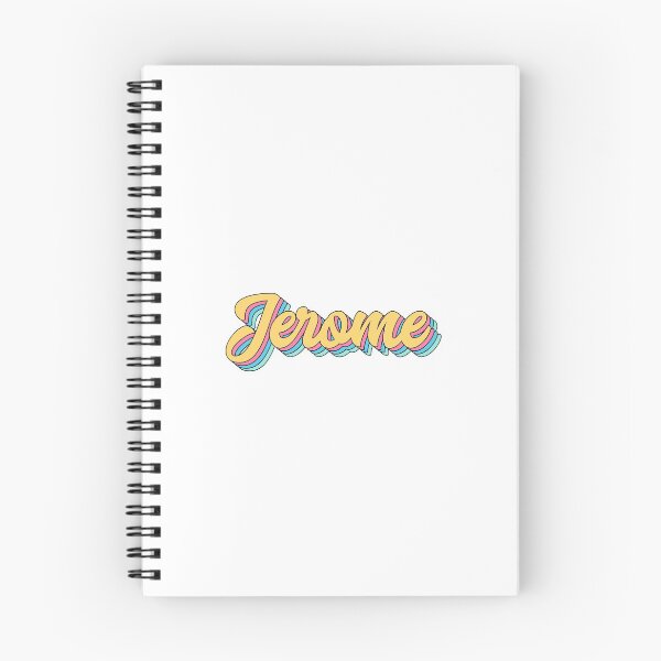Item preview, Jerome Retro Yellow Script designed and sold by modeoftravel.