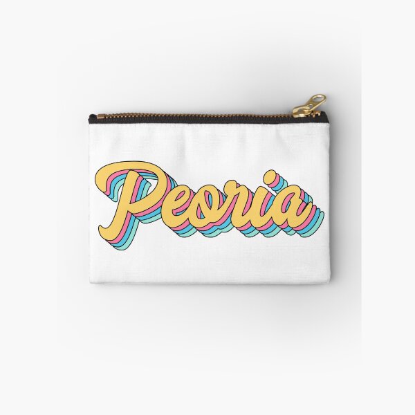 Item preview, Peoria Retro Yellow Script designed and sold by modeoftravel.