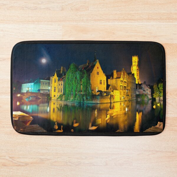 Item preview, Rozenhoedkaai and canals in Brugge, Belgium designed and sold by ArtMarie.