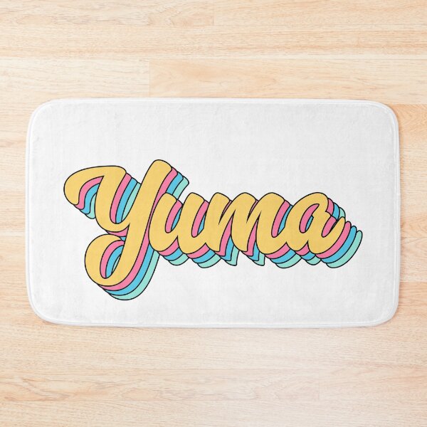 Item preview, Yuma Retro Yellow Script designed and sold by modeoftravel.