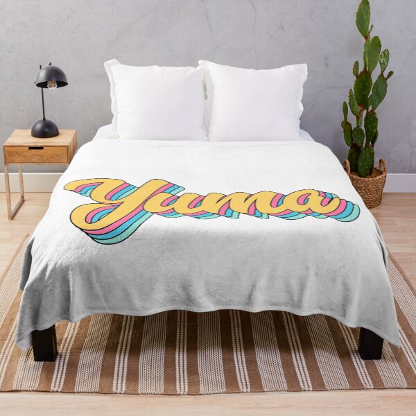 Item preview, Yuma Retro Yellow Script designed and sold by modeoftravel.