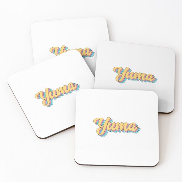 Item preview, Yuma Retro Yellow Script designed and sold by modeoftravel.