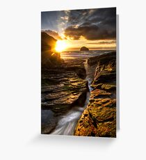 Trebarwith HDR Greeting Card