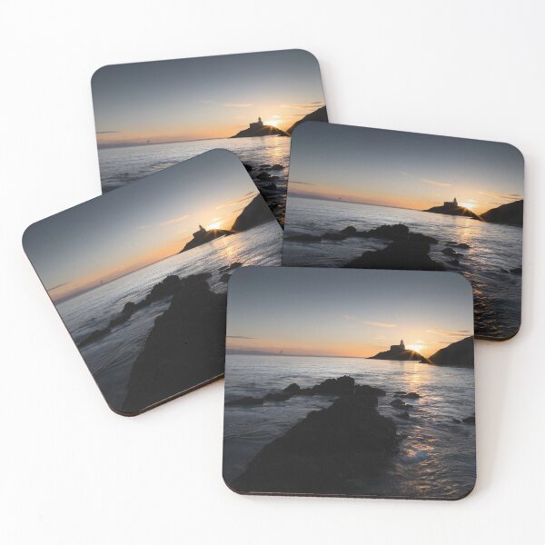 Item preview, Mumbles lighthouse at dawn designed and sold by Leighton Collins.