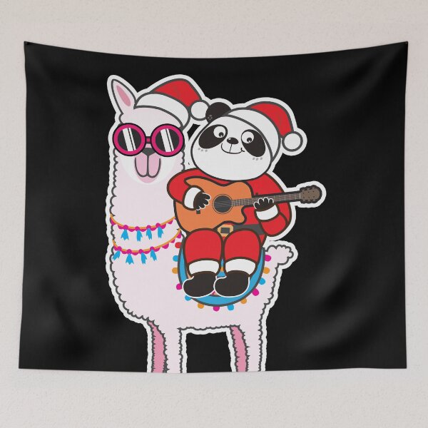 Item preview, Panda Llama Guitar designed and sold by plushism.