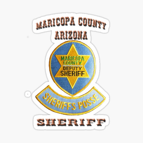 Maricopa County Arizona Sheriff Posse Sticker For Sale By