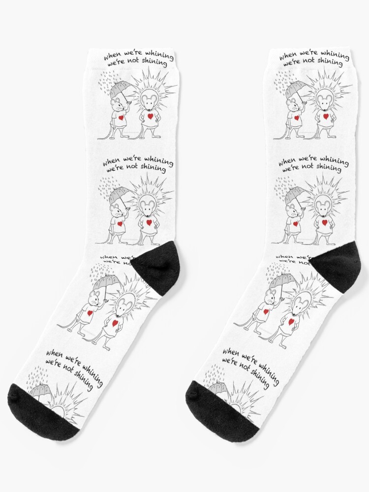 Thumbnail 1 of 5, Socks, MantraMouse® Shining Cartoon designed and sold by donnamartini.
