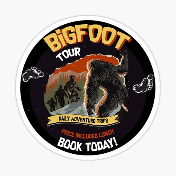 Item preview, Bigfoot Tour - Bigfoot Shirts - Sasquatch Tours - Sasquatch Gifts - Bigfoot Sightings designed and sold by happygiftideas.