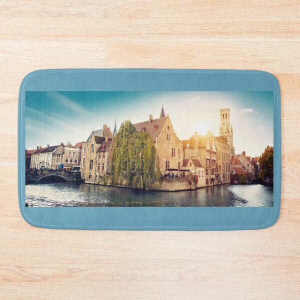 Item preview, Rozenhoedkaai and canals in Brugge, Belgium designed and sold by ArtMarie.