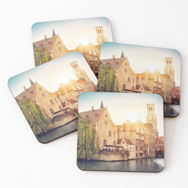 Item preview, Rozenhoedkaai and canals in Brugge, Belgium designed and sold by ArtMarie.