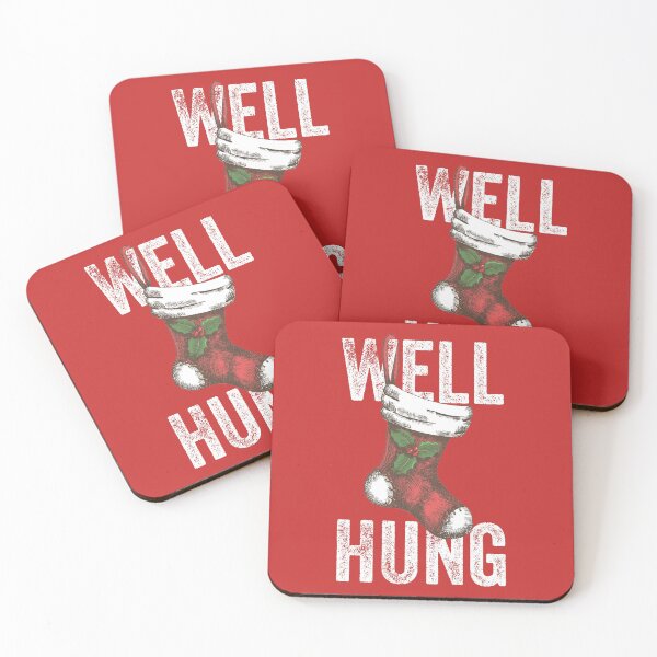 Item preview, Well Hung, Funny Christmas Stocking Design designed and sold by gorillamerch.