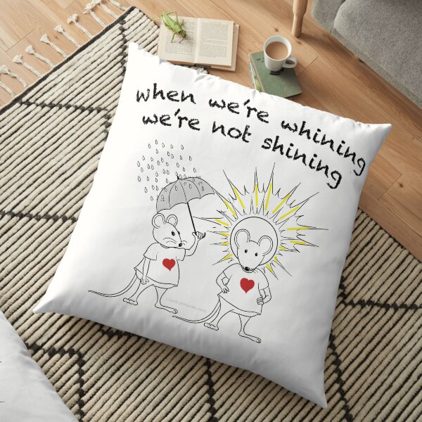 MantraMouse® Shining Cartoon in Color Floor Pillow
