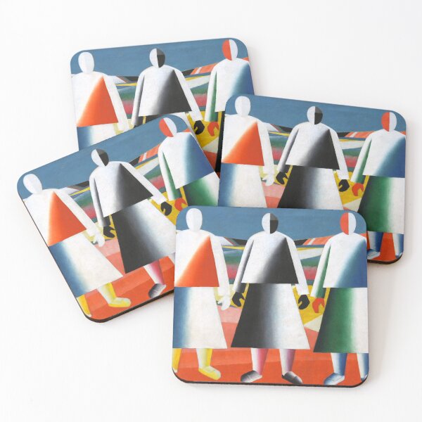 Item preview, Kazimir Malevich - Girls in the Fields designed and sold by ArtExpression.