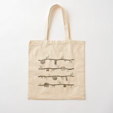 sloths Cotton Tote Bag