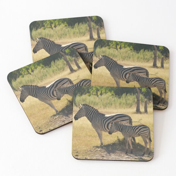 Item preview, Plains Zebra and Foal in the Okavango designed and sold by MinkMaguari.