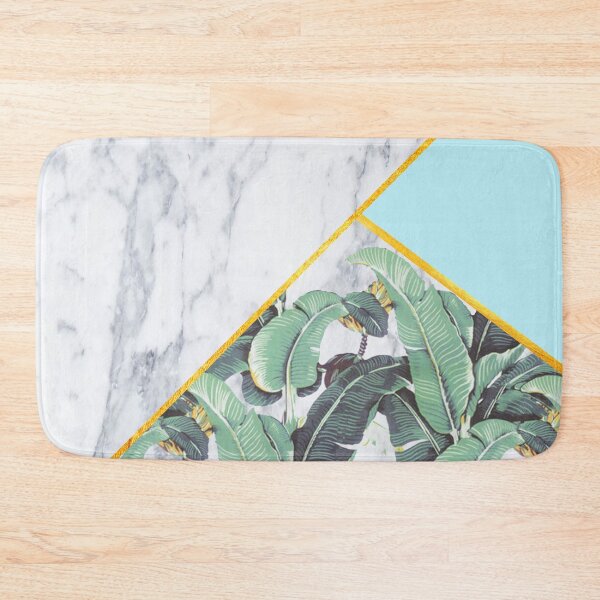 Item preview, Marble/Banana Leaves/Celeste designed and sold by monpetitbambino.