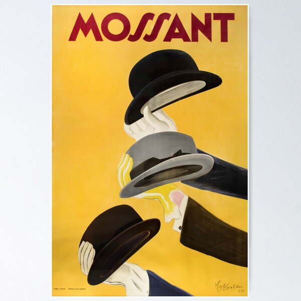 Item preview, Leonetto Cappiello - Chapeau Mossant Poster designed and sold by DejaVuStudio.