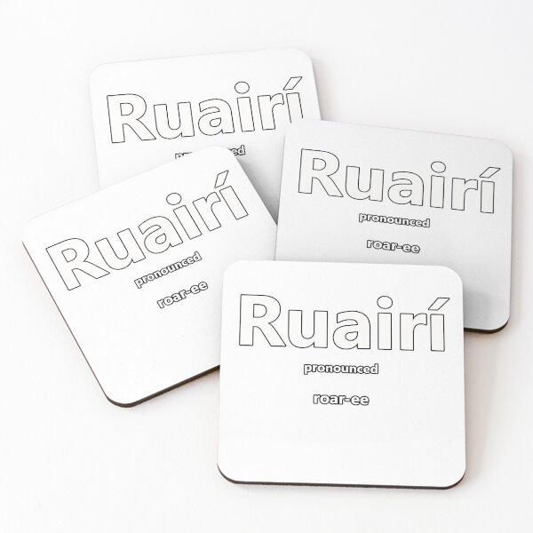 Item preview, Ruairi - how to pronounce this Irish boys name designed and sold by Caroline Brennan.