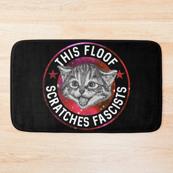 Item preview, Space Antifa Kitten designed and sold by Anarcha-Maenad.