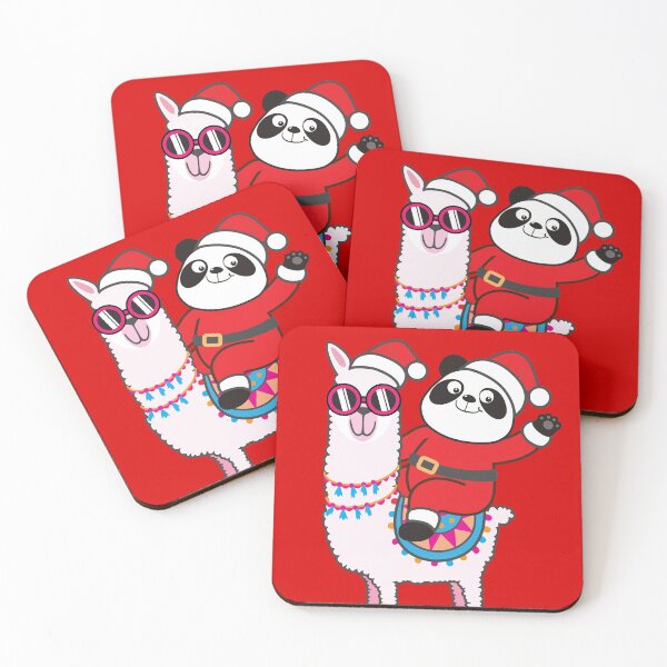 Item preview, Panda Santa Llama designed and sold by plushism.