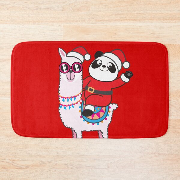 Item preview, Panda Santa Llama designed and sold by plushism.