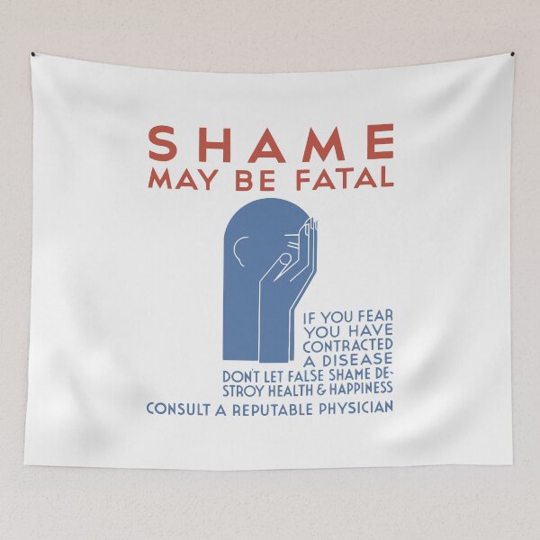 Item preview, Shame May Be Fatal -- WPA Poster designed and sold by warishellstore.