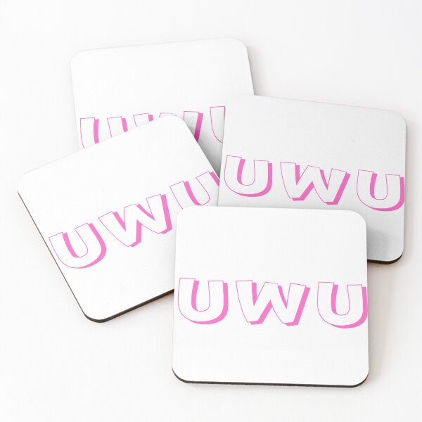 Item preview, UWU cutie kawaii pastel print designed and sold by Lilpinkdinoshop.