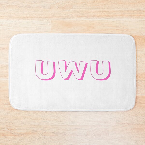 Item preview, UWU cutie kawaii pastel print designed and sold by Lilpinkdinoshop.