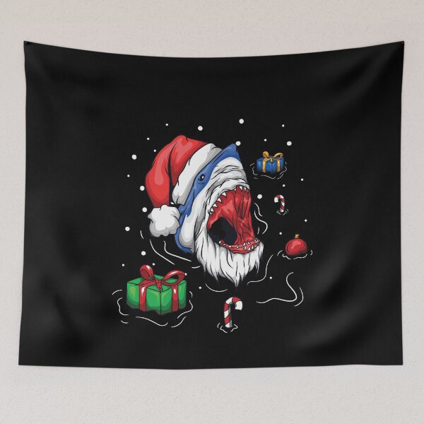 Item preview, Santa Shark designed and sold by designeclipse.