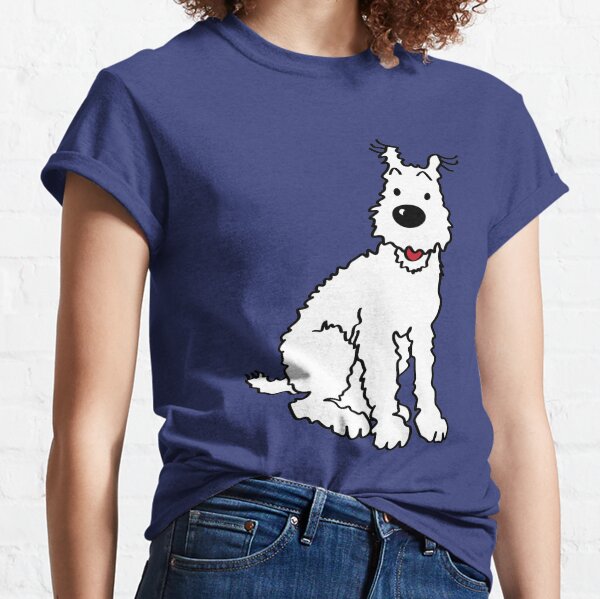 Snowy dog Tin Tin Classic T-Shirt